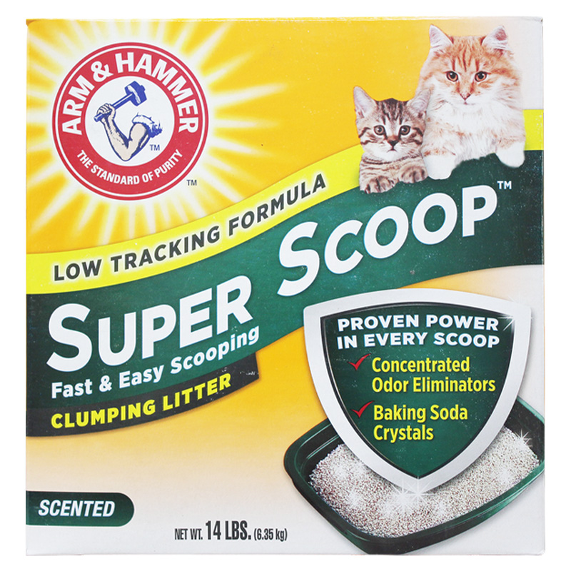 14LB AH SUPER SCOOP FRESH CAT LITTER-3