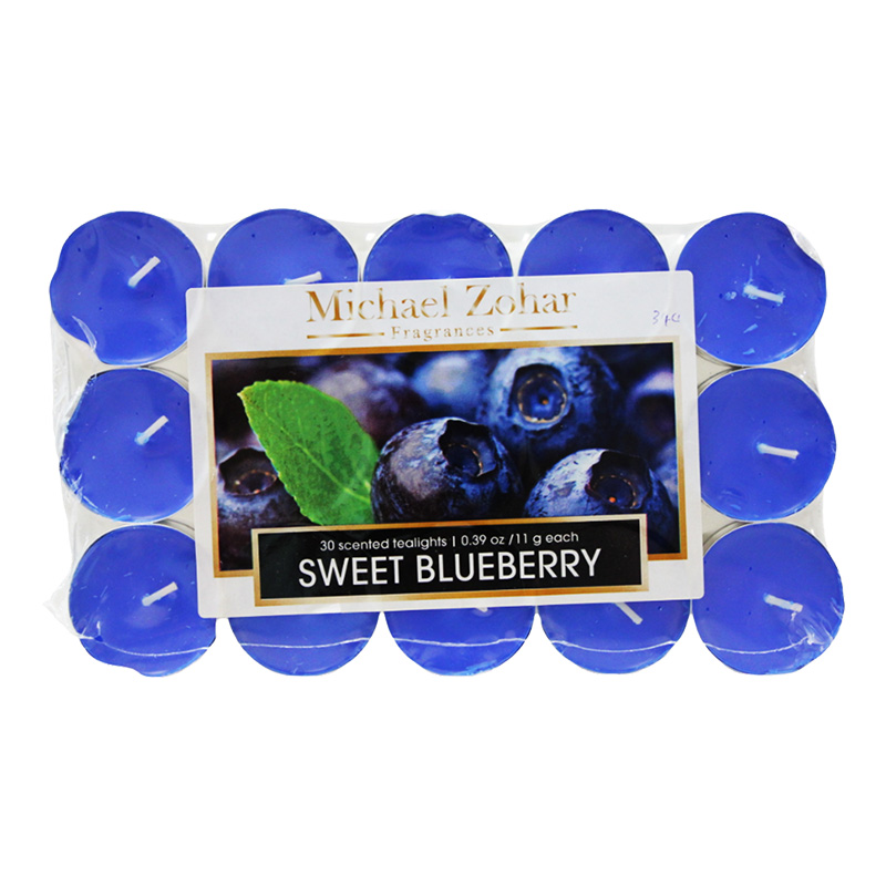 30ct TEALIGHT CANDLE  SWEET BLUEBERRY-12