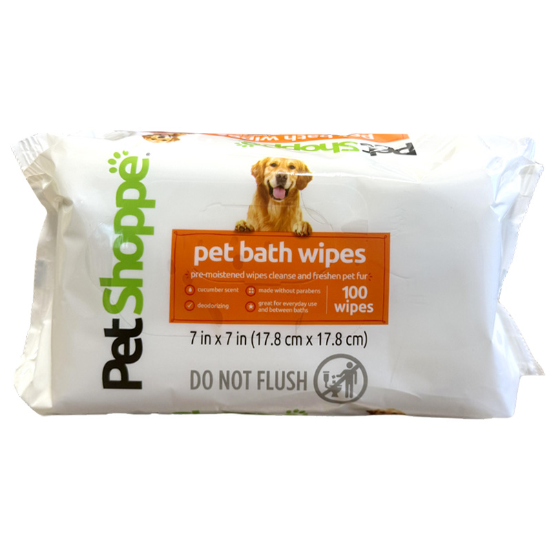 100ct PET SHOPPE PET BATH WIPES-12