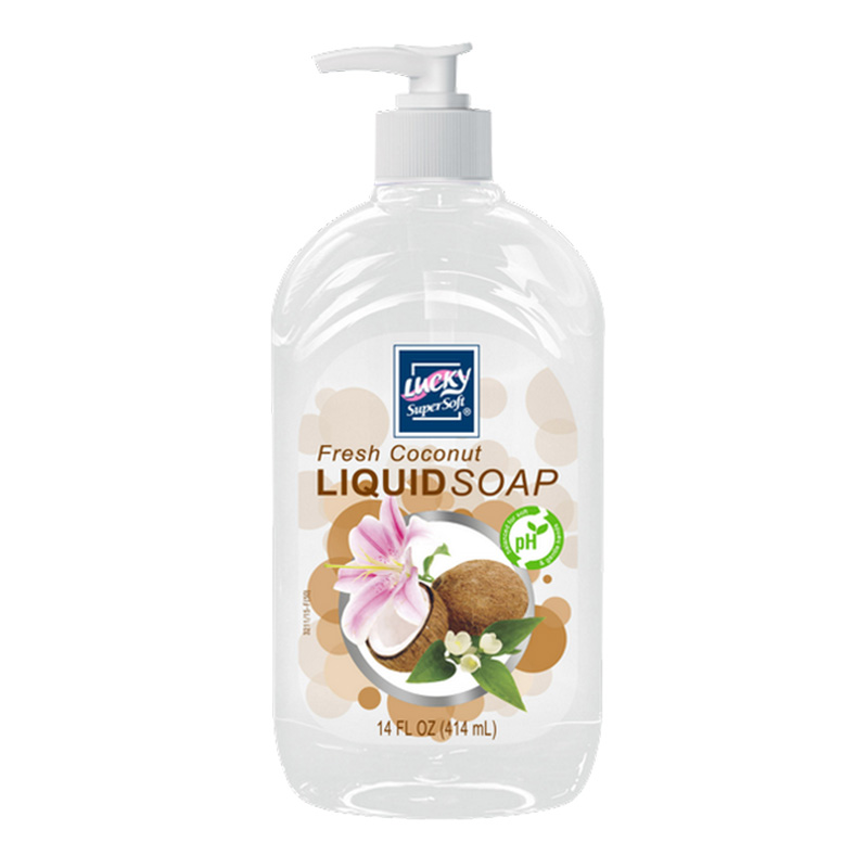 14OZ CLEAR LS-COCONUT HAND SOAP-12