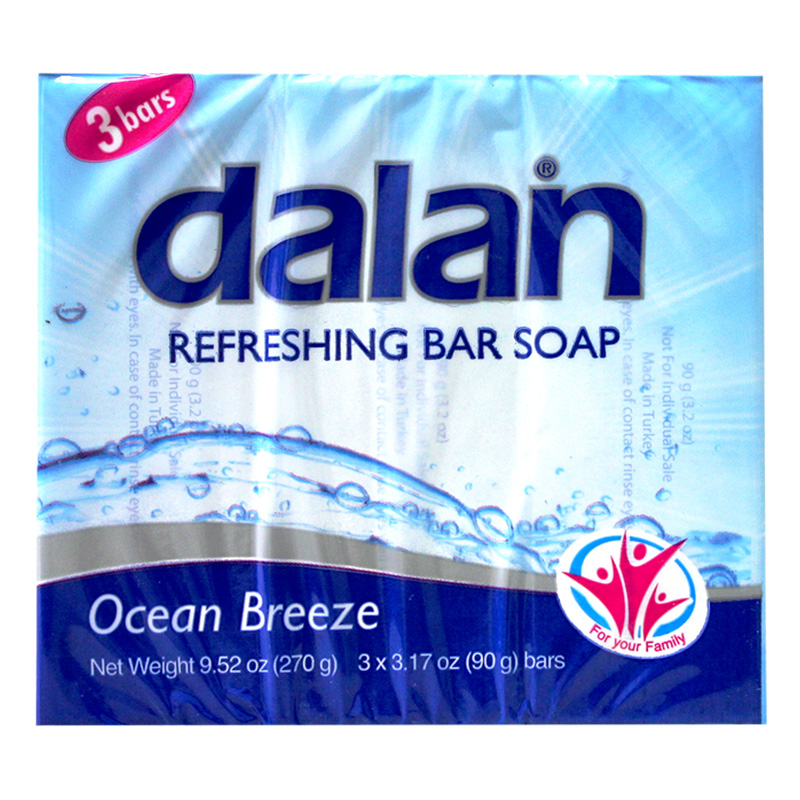 3.17oz 3pk DALAN OCEAN BREEZE SOAP-24