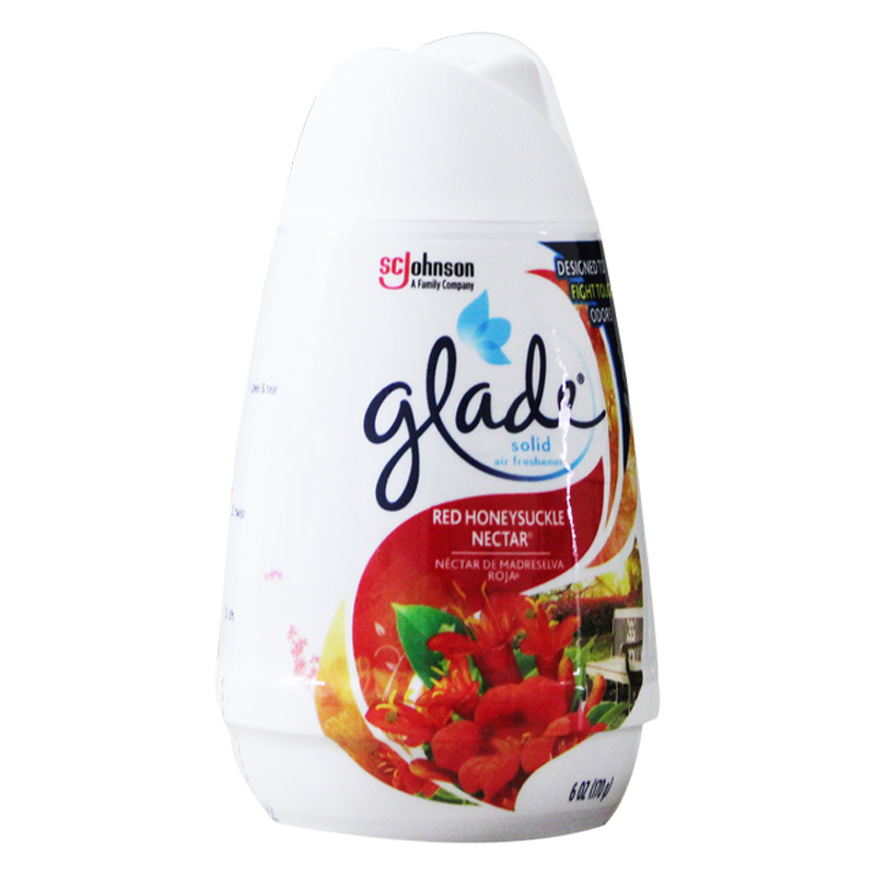 6OZ GLADE RED HONEYSUCKLE SOLID AIR-12