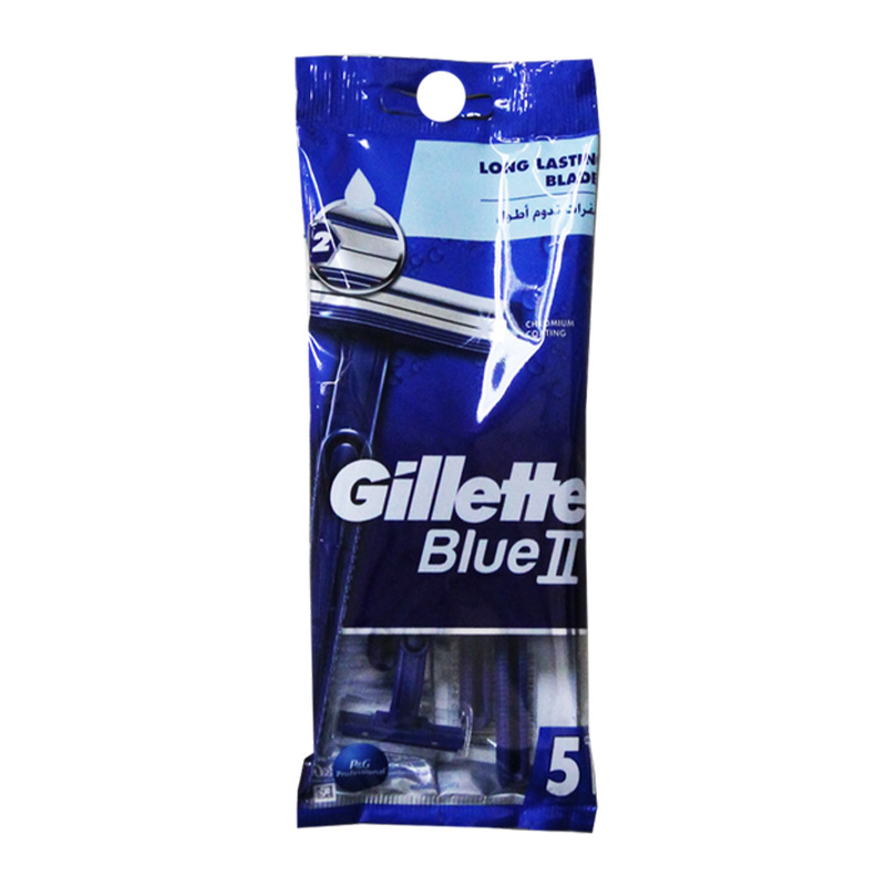 5PK 49048 GILLETTE BLUE II CHROMIUM-24