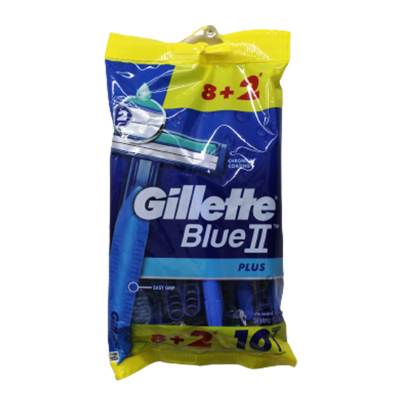 10PK GILLETTE 508872 BLUE II PLUS-12