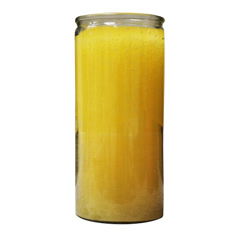 14 DAY-1242-ML PLAIN YELLOW  CANDLE-6
