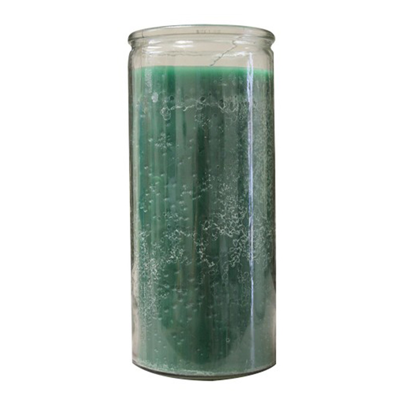 14 DAY-1242-ML PLAIN GREEN  CANDLE-6