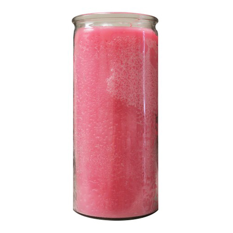 14 DAY-1242-ML PLAIN PINK  CANDLE-6
