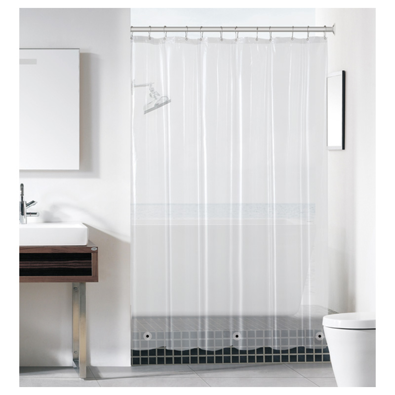 PVC SHOWER CURTAIN LINER CLEAR 5G -24