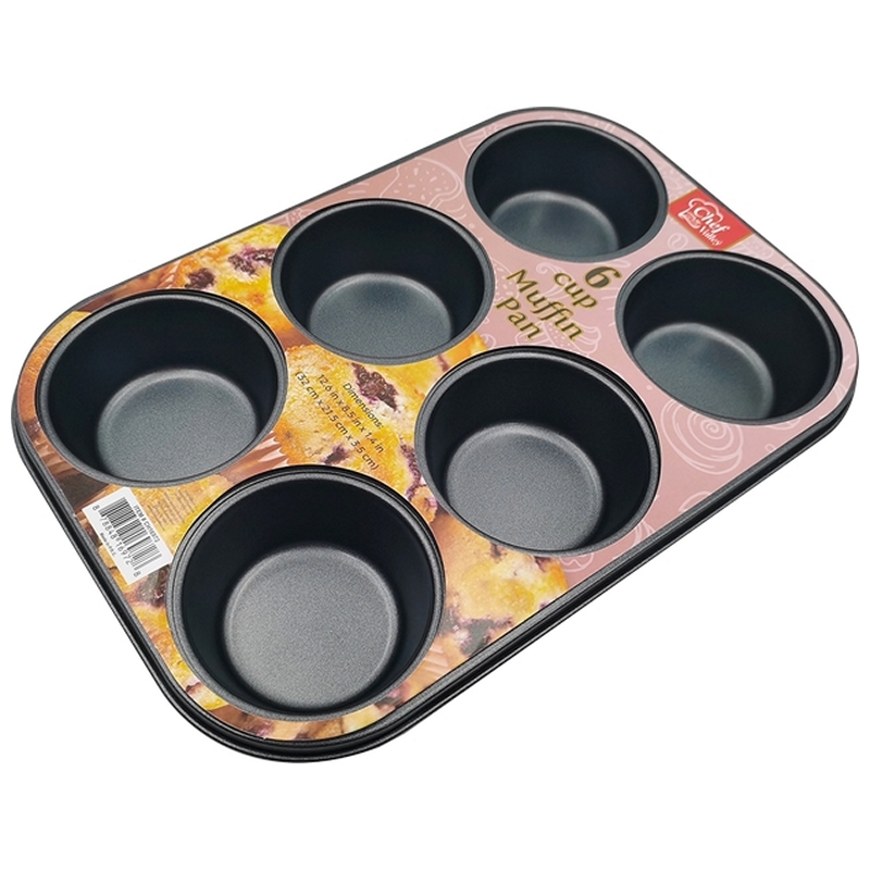6 CUP MUFFIN PAN (L)-12