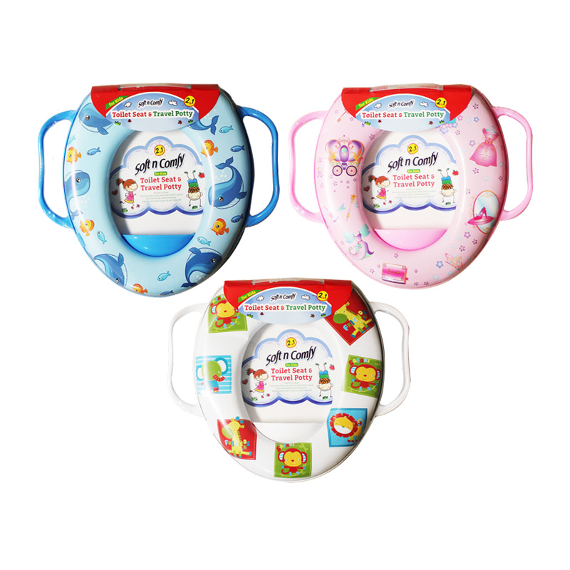 BABY TOILET SEAT WITH HANDLE-12