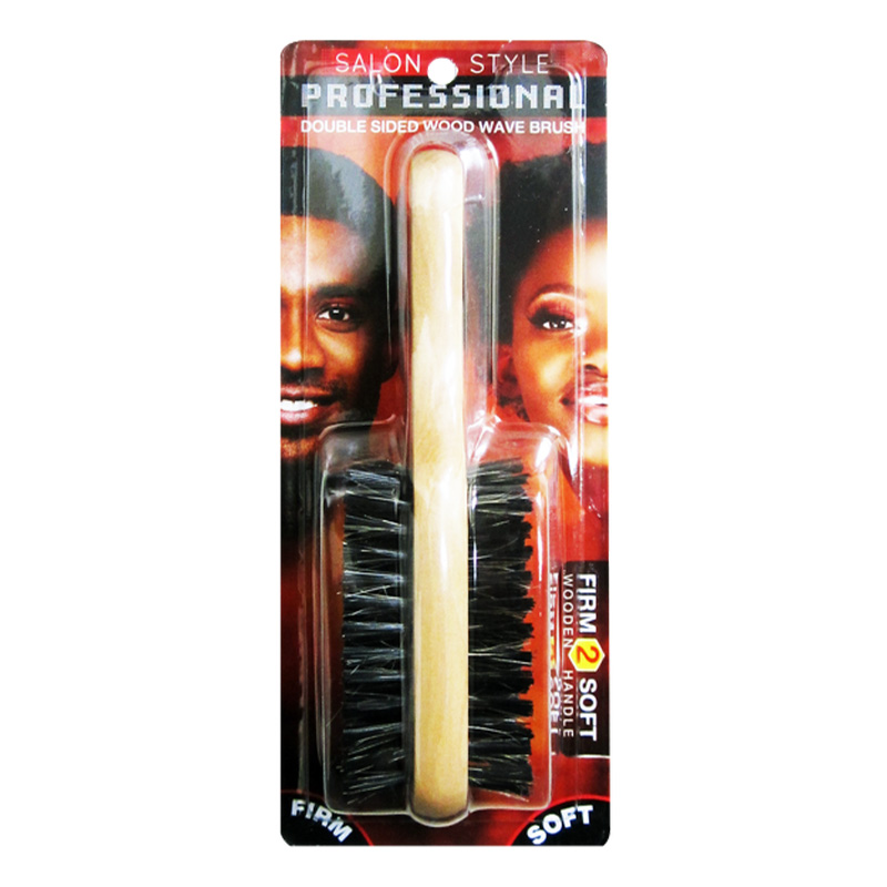 DOUBLE SIDED WOODEN HAIR BRUSH - 24