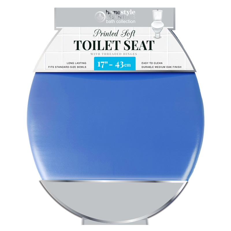 17" SOLID PVC SOFT SEAT L. BLUE-6