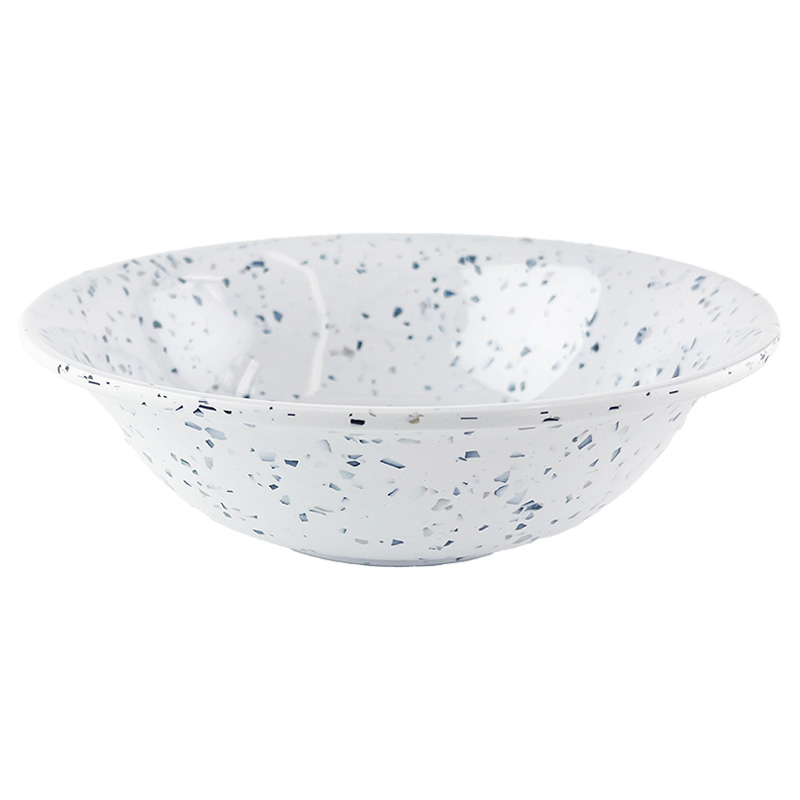 8" MARBLE DOTED MELAMINE SOUP BOWL-24