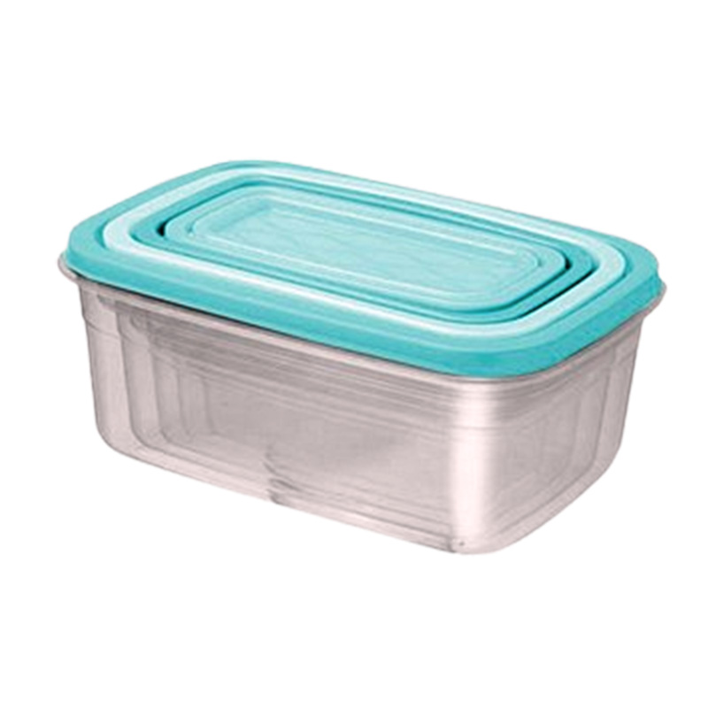 SET OF 5 FOOD STORAGE CONTAINER RECT-36