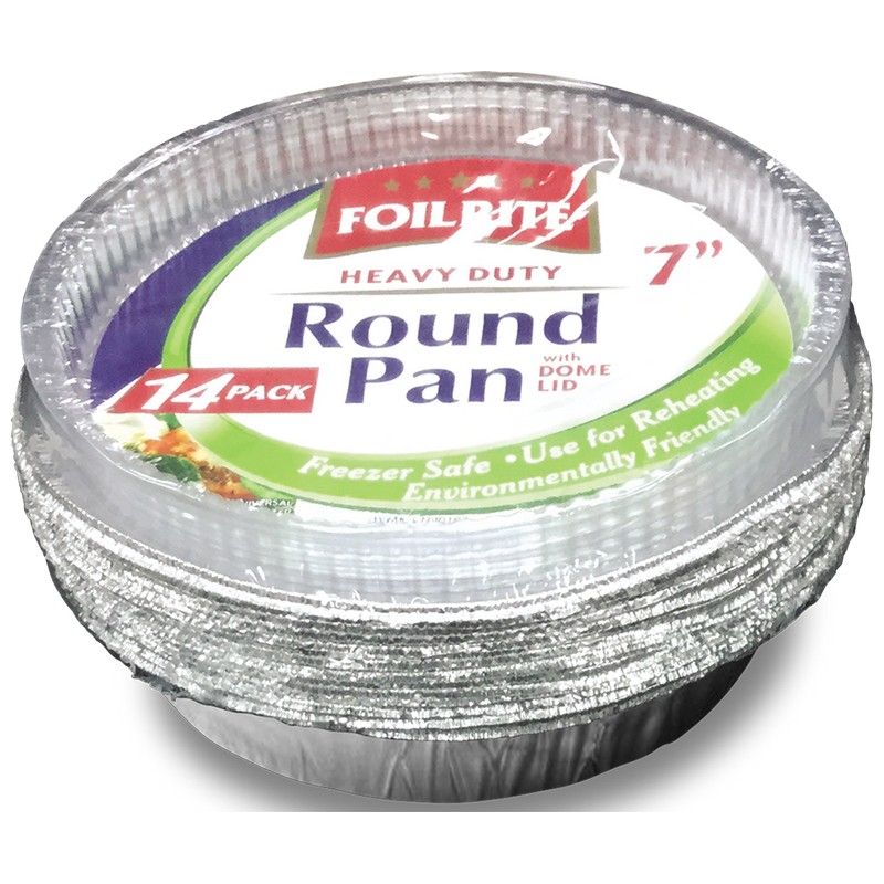 7" ROUND PAN W/DOME LID 14PK-30