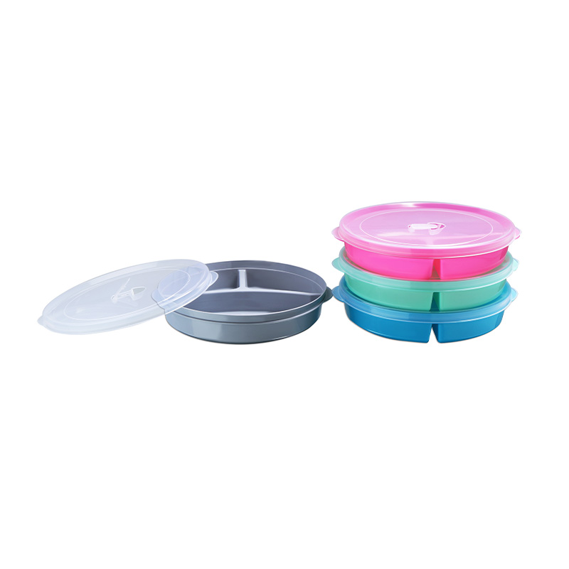 3 COMPARTMENT FOOD CONTAINER ROUND-48