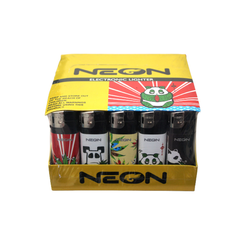 NEON ELECTRONIC DISPOSABLE LIGHTER - 50
